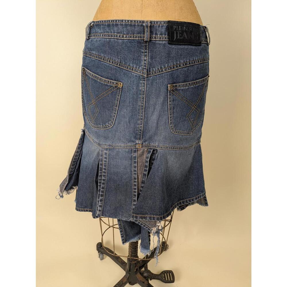 Y2K Plein Sud fringe denim skirt - Picture 4 of 9